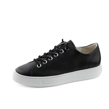 Paul Green Damen, Frauen Low-Top Sneaker,Turnschuhe,Laufschuhe,schnürschuhe,schnürer,Plateausohle,Halbschuhe,Schwarz (JA),38.5 im Sale